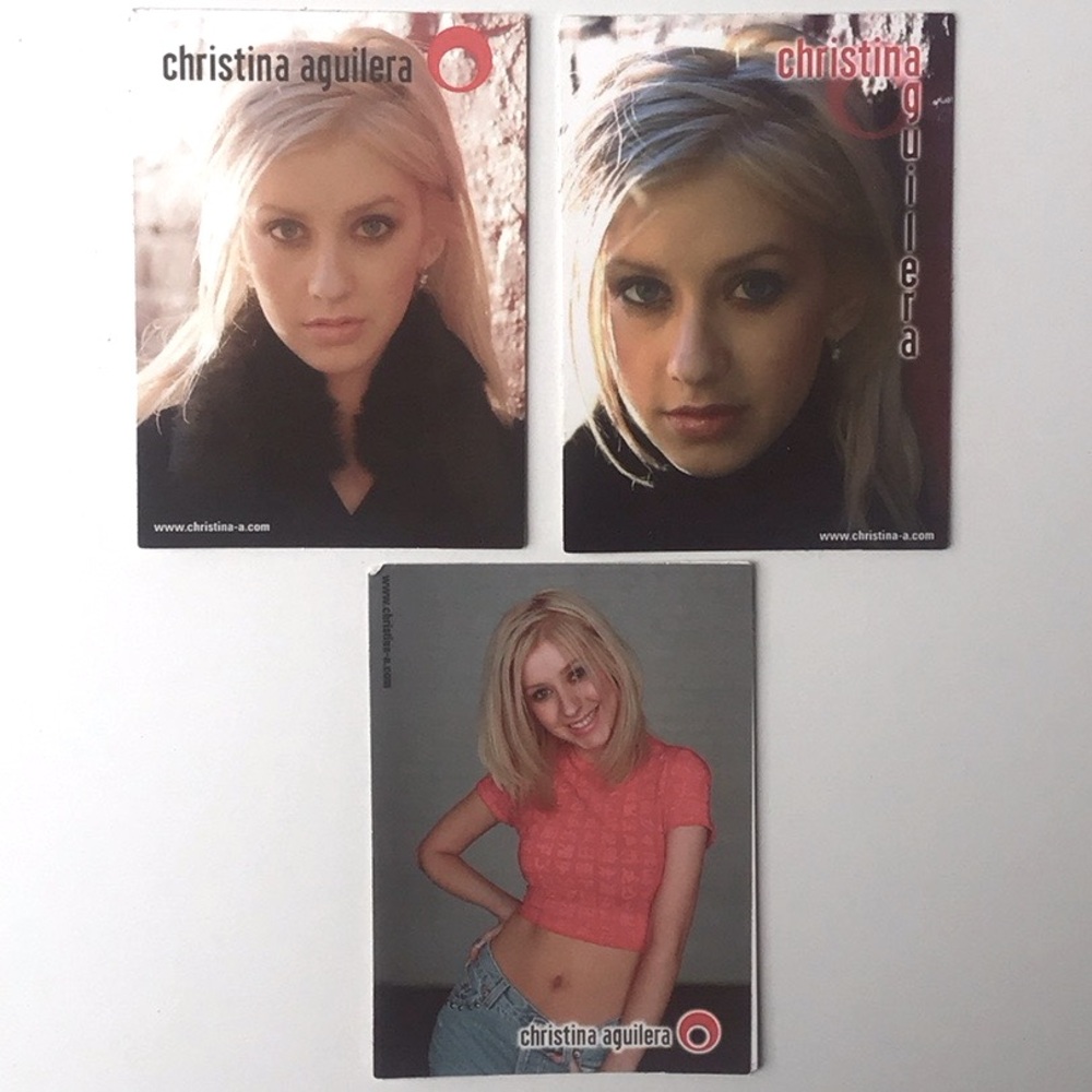 Y2K Christina Aguilera stickers